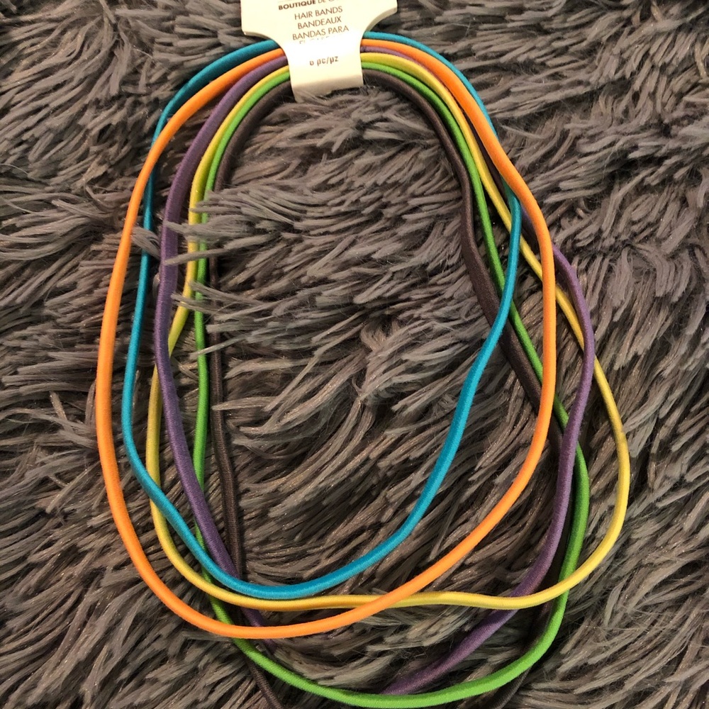 Bead Landing Hair Bands, 6 pack